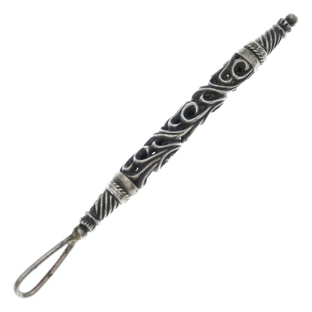 CHROME HEARTS (クロムハーツ) LARGE ROLLER ラージローラー ネックレストップ シルバー