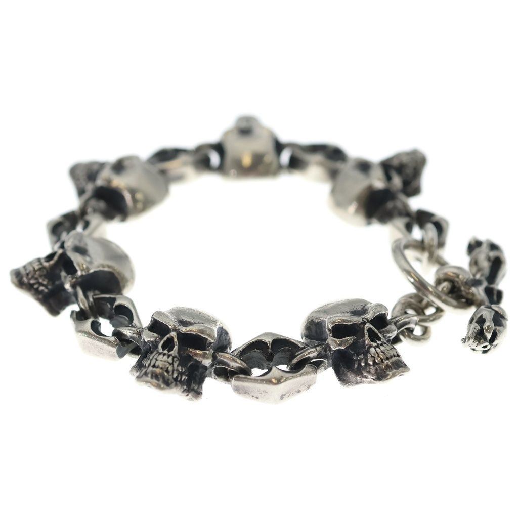 CRAZY PIG (クレイジーピッグ) SKULL LINK BRACELET スカル リンク