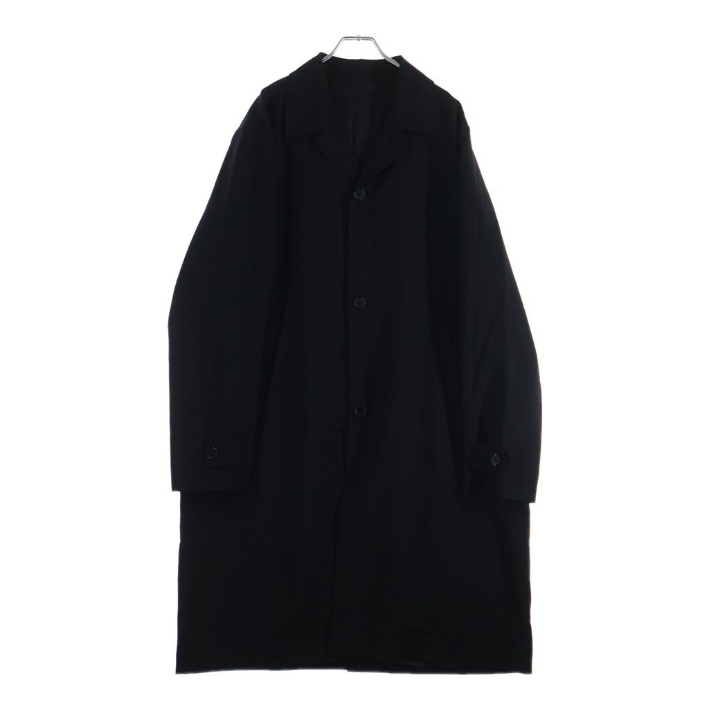 UNDERCOVER (アンダーカバー) 25AW モヘヤポプリンランダムハギ 圧着シーム ステンカラーコート ブラック UC2E4307