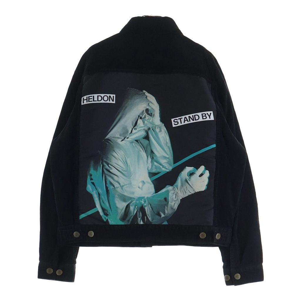 UNDERCOVER (アンダーカバー) 25AW Delusional Behavior 背面グラフィック コーデュロイジャケット ブラック