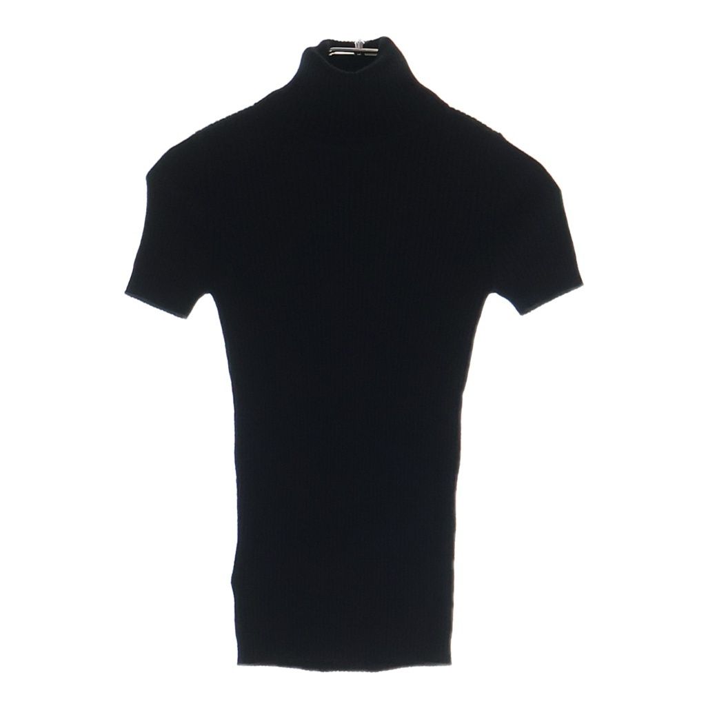CHROME HEARTS (クロムハーツ) Y NOT TRIPLE CROSS LEATHER PATCH CASHMERE SHORT SLEEVE KNIT ワイノット トリプルクロスパッチ カシミヤショートスリーブ ニットワンピース レディース