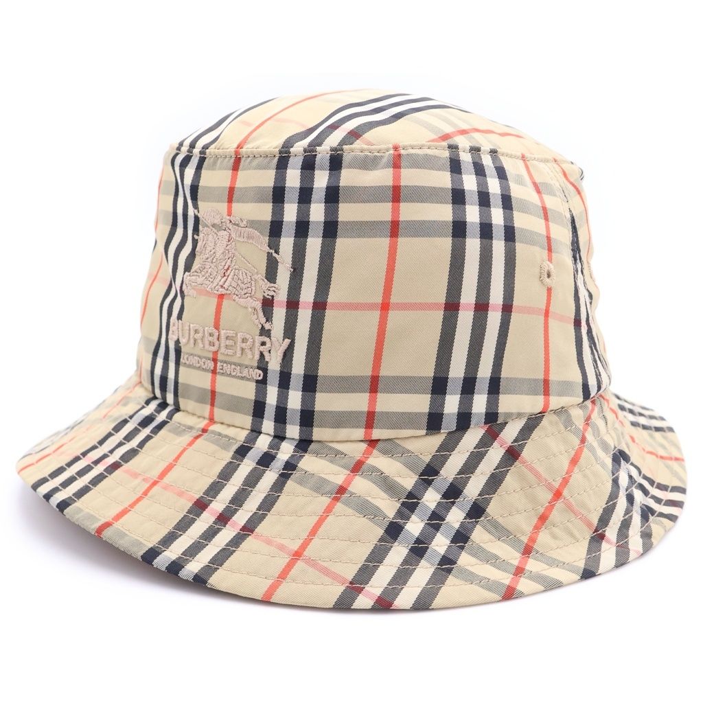 SUPREME (シュプリーム) 22SS ×BURBERRY Crusher ノヴァチェック バケットハット ベージュ