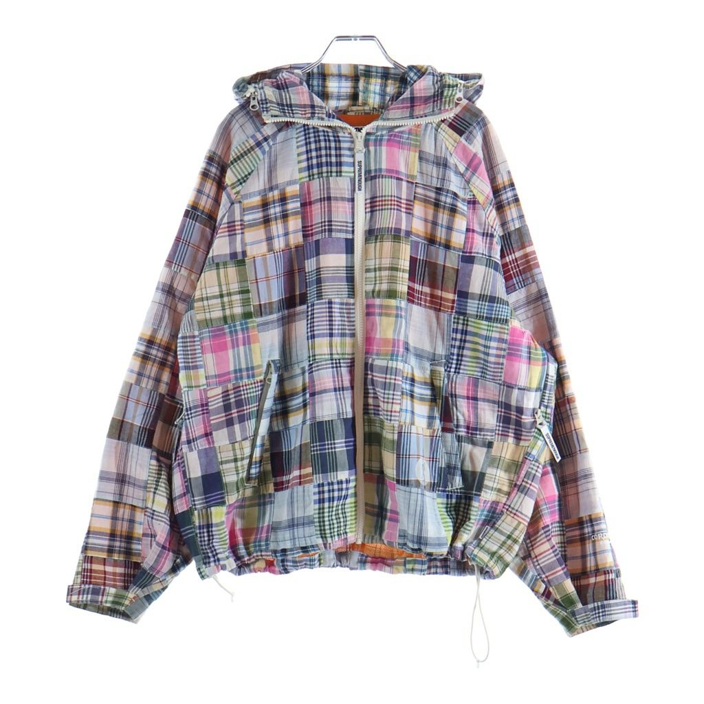 SUPREME (シュプリーム) ×25SS GOODENOUGH Patchwork Hooded Jacket パッチワークフードブルゾン ジャケット マルチカラー
