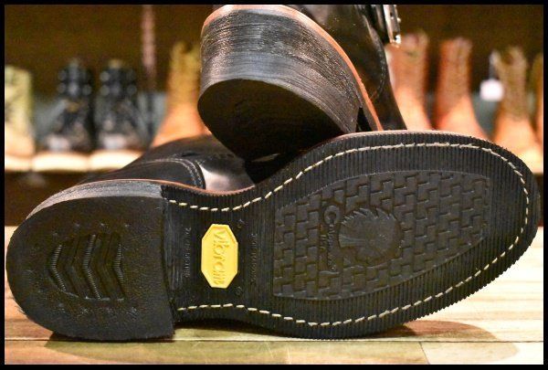 8E 箱付 美品 黒タグ】Chippewa チペワ 99953 エンジニア ブラック