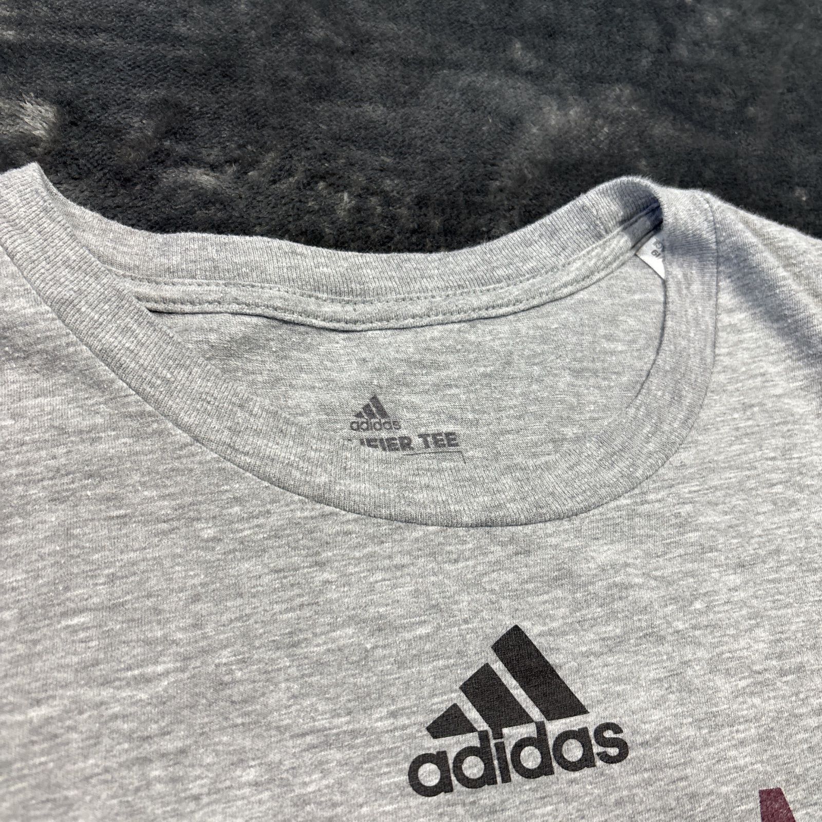 ☆【USED】USA古着 adidas アディダス TEXAS A&M VOLLEYBALL Tシャツ M 