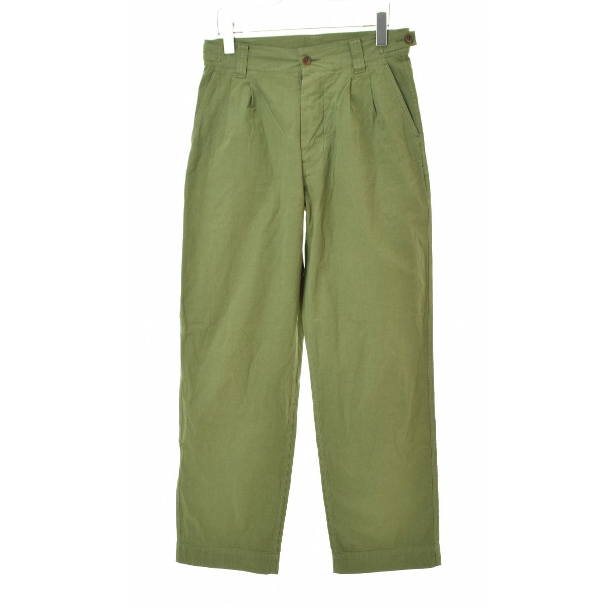 【MARGARETHOWELLMHL】595-3140551 GARMENT DYE LIGHTWEIGHT PLAINWEAVEコットンパンツ