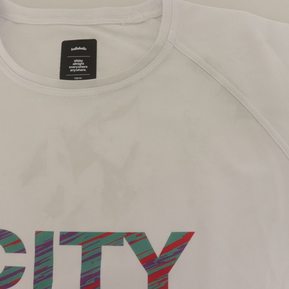 □ ballaholic ボーラホリック 長袖Tシャツ ロンT トップス CITY 柄