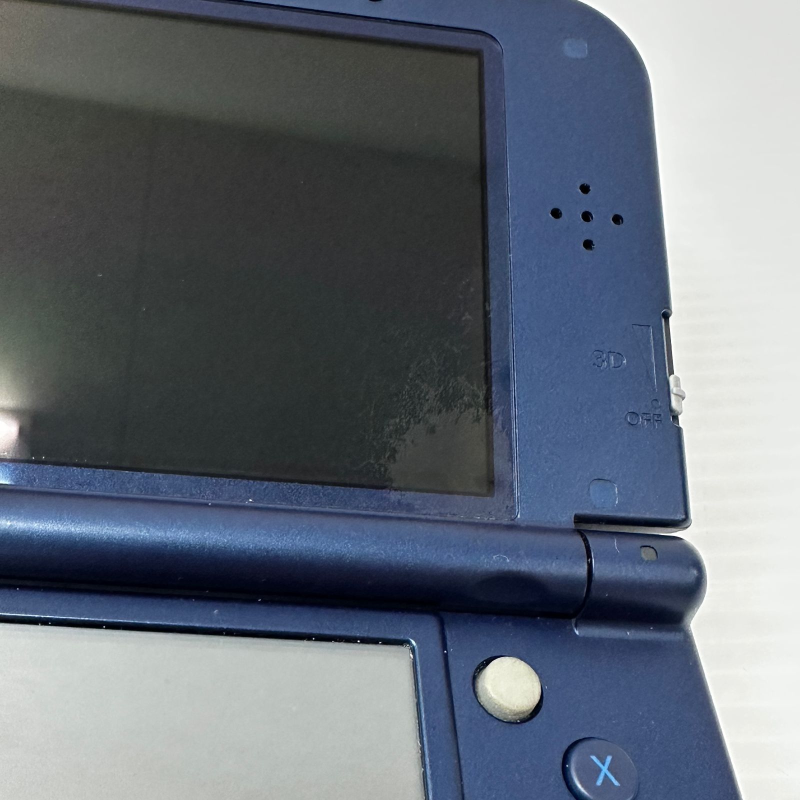 Newニンテンドー3DS LL メタリックブルー ジャンク品 smgh3ds097152