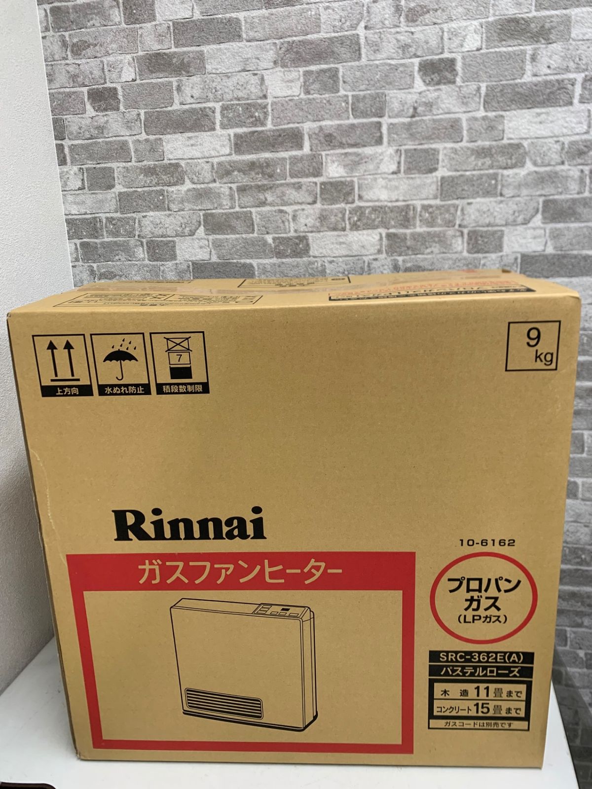 未使用★ Rinnai リンナイ ガスファンヒーター SRC-362E LPガス パステルローズ