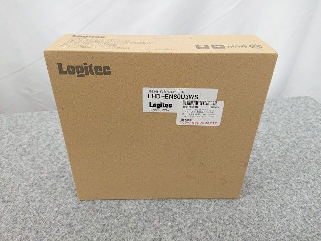 【未使用品】 ロジテック LHD-EN80U3WS 外付け HDD USB3.0外付型HDユニット 8TB Logitec