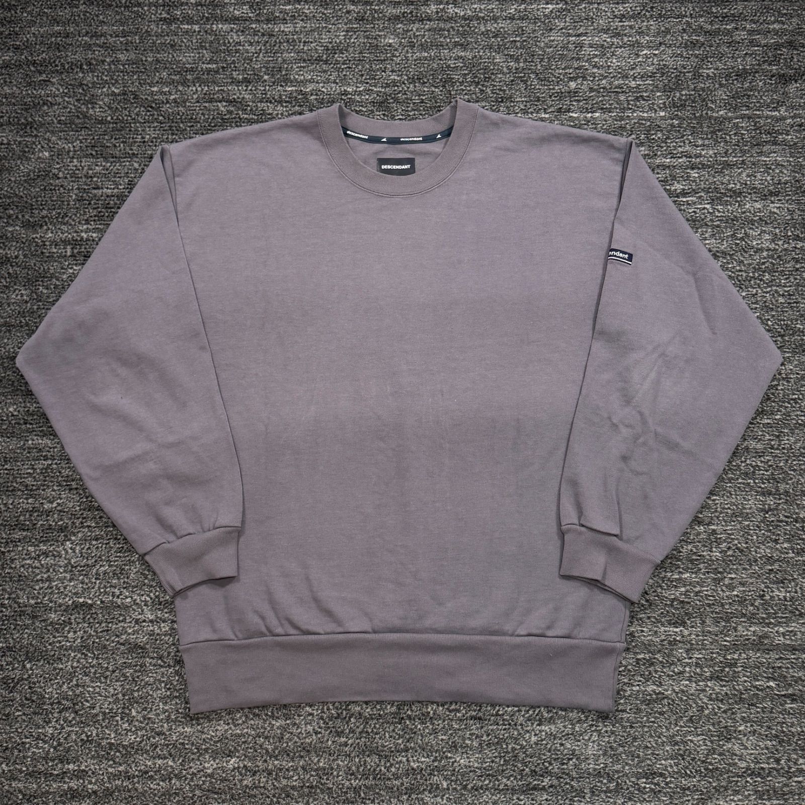 DESCENDANT HORIZON CREW NECK 2 GRAY ディセンダント クルーネック スウェット グレー