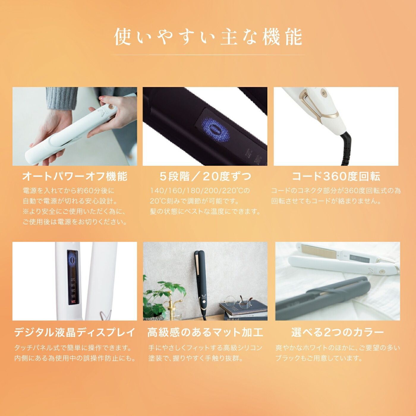 絹女 ヘアアイロン W -worldwide model- ホワイト 型番 DS200 - メルカリ