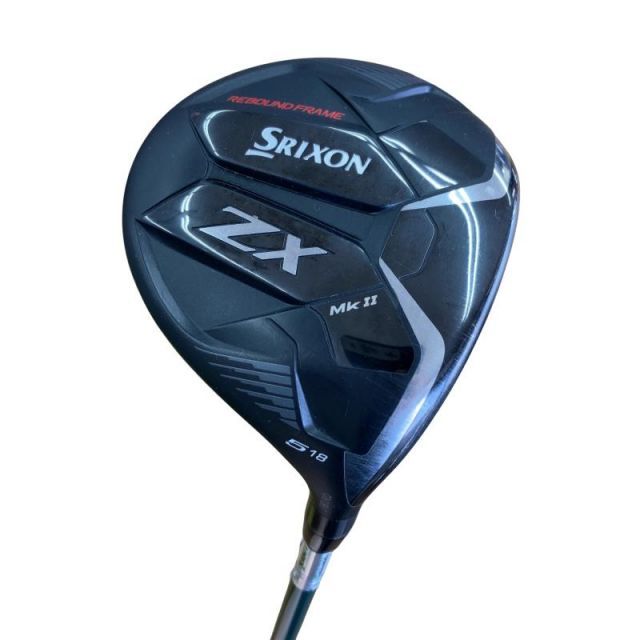 【中古】 ダンロップ SRIXON ZX Mk II 5W フェアウェイウッド FW 純正特注シャフト (フレックスS) メンズ 男性用 右利き 右用 Cランク ゴルフクラブ