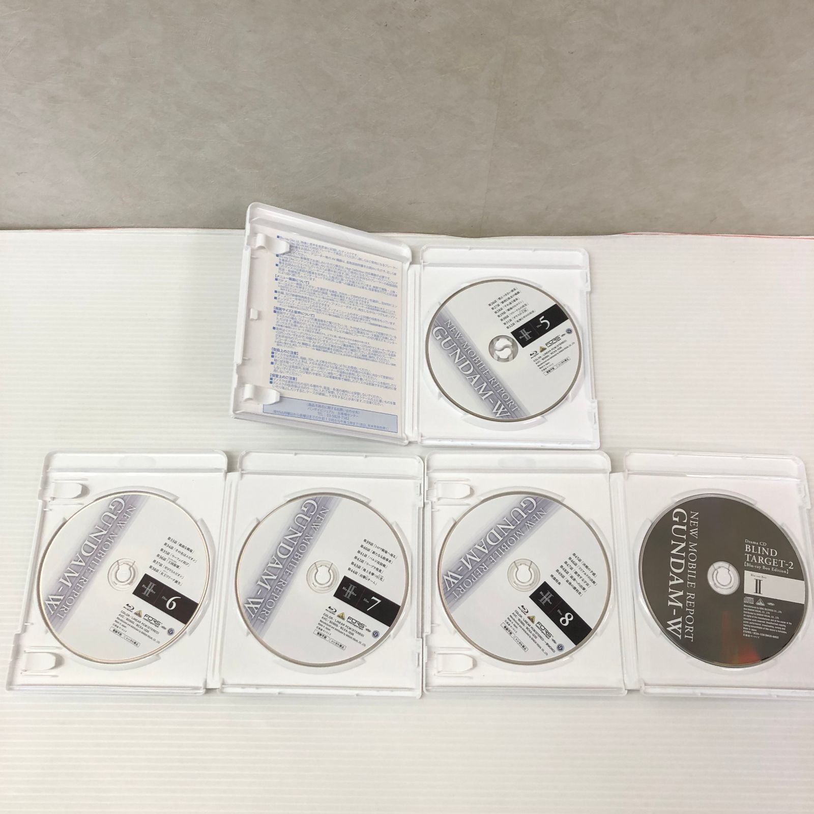 △【Blu-ray】 新機動戦記ガンダムW Blu-ray Box 2 特装限定版 中古品 