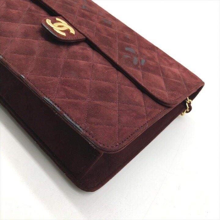 CHANEL シャネル ココマーク マトラッセ スエード チェーン ショルダー