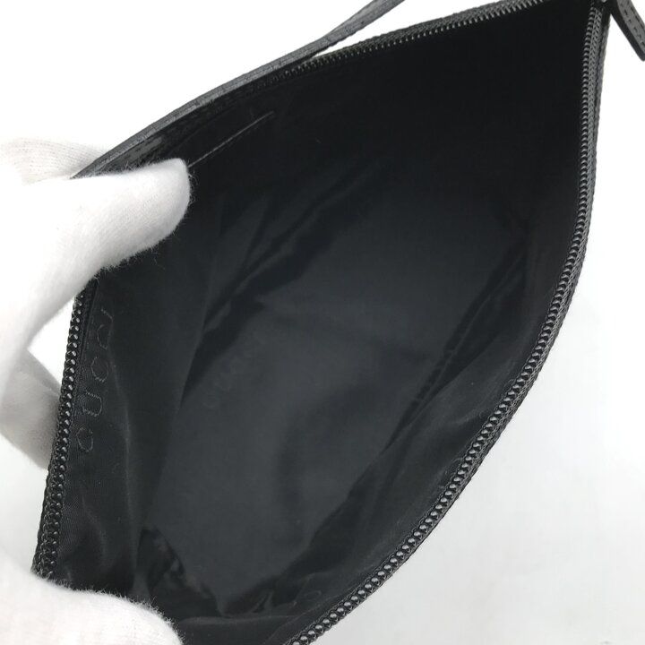 美品 GUCCI グッチ GGキャンバス アクセサリー ポーチ ショルダー