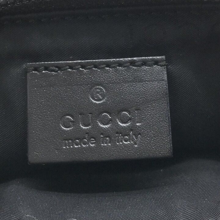 美品 GUCCI グッチ GGキャンバス アクセサリー ポーチ ショルダー