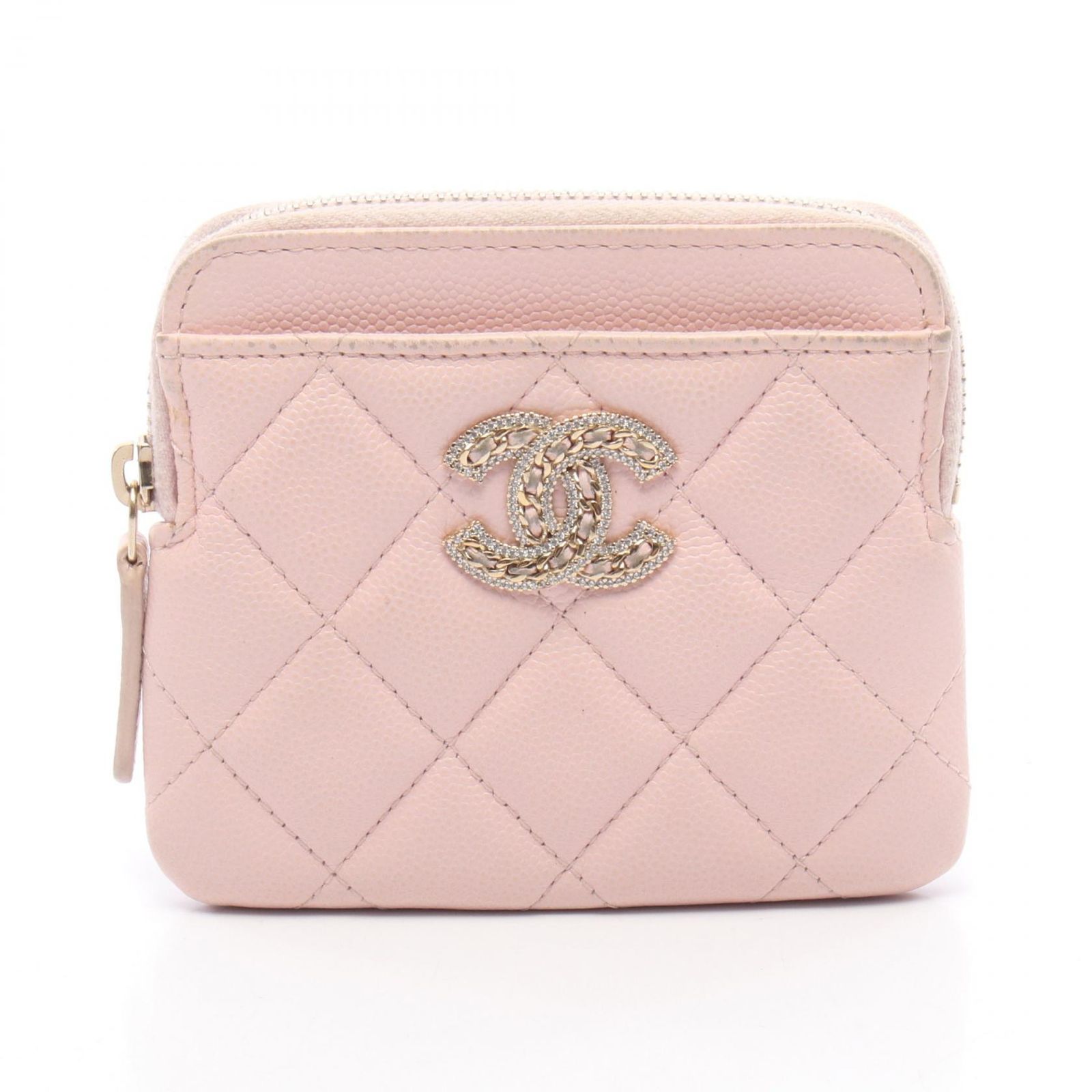 CHANEL シャネル ジップ コインパース マトラッセ コインケース