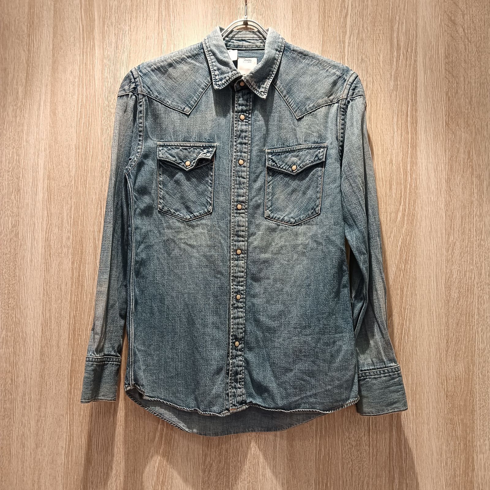 Visvim（ビズビム）Social Sculpture Shirtデニムシャツ - メルカリ