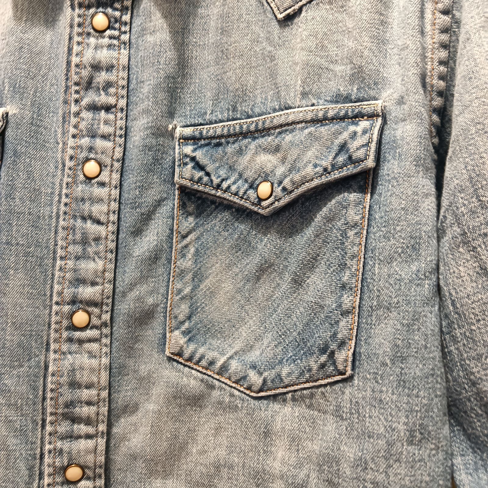 Visvim（ビズビム）Social Sculpture Shirtデニムシャツ - メルカリ