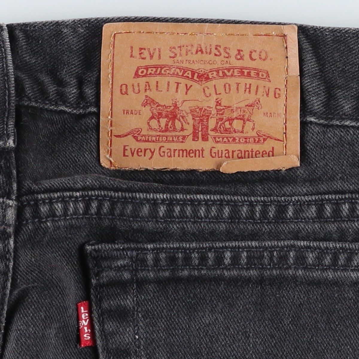 古着 リーバイス Levi's 516 SLIM FIT STRAIGHT LEG ブラックデニム