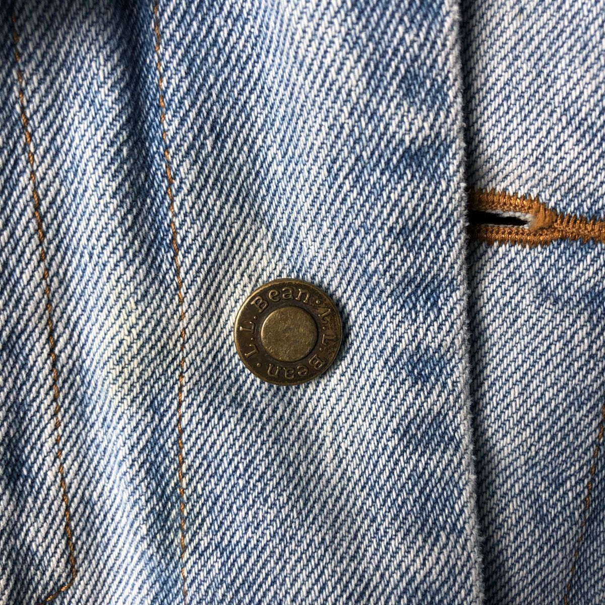 古着 90~00年代 エルエルビーン L.L.Bean 中綿入り デニムジャケット G 