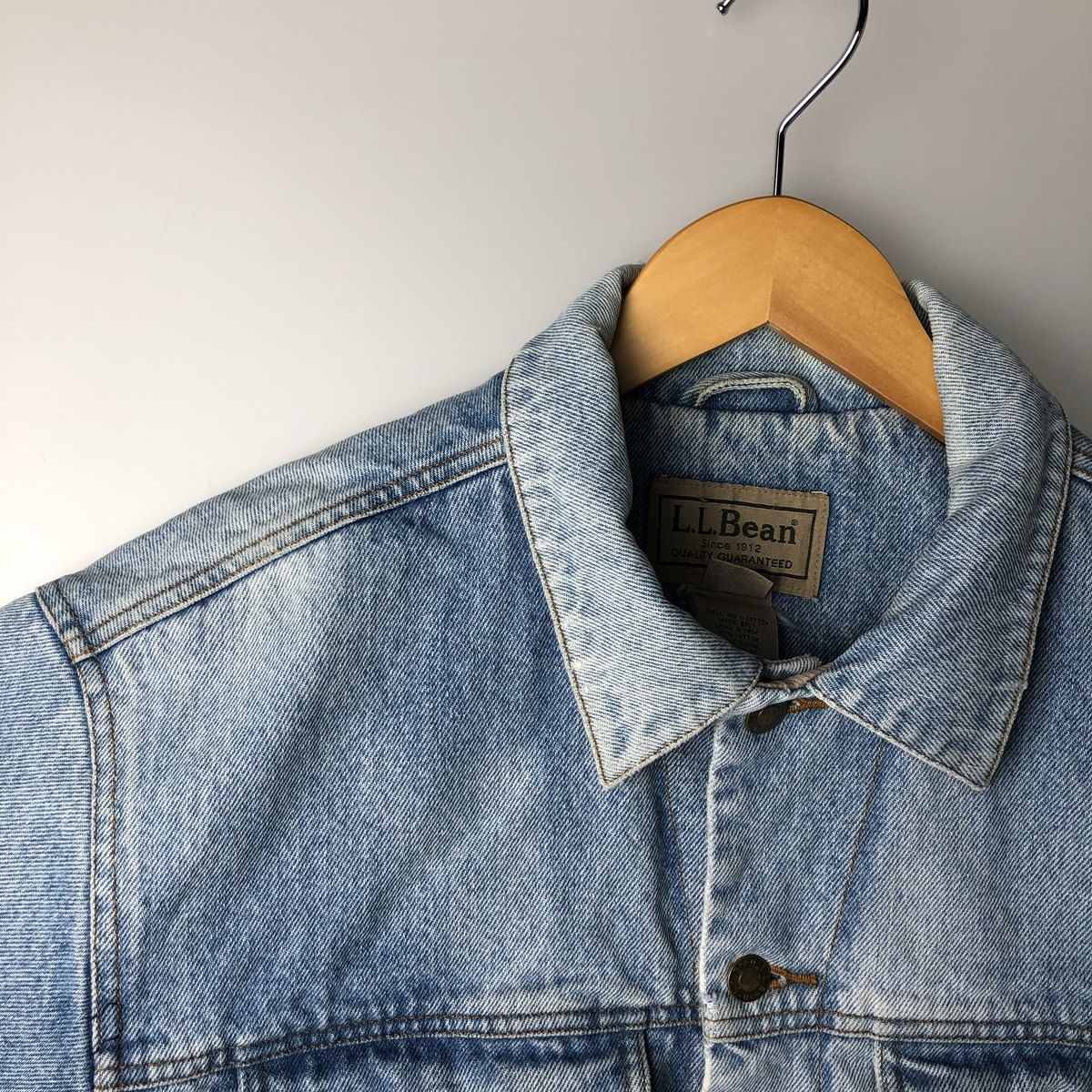 古着 90~00年代 エルエルビーン L.L.Bean 中綿入り デニムジャケット G 