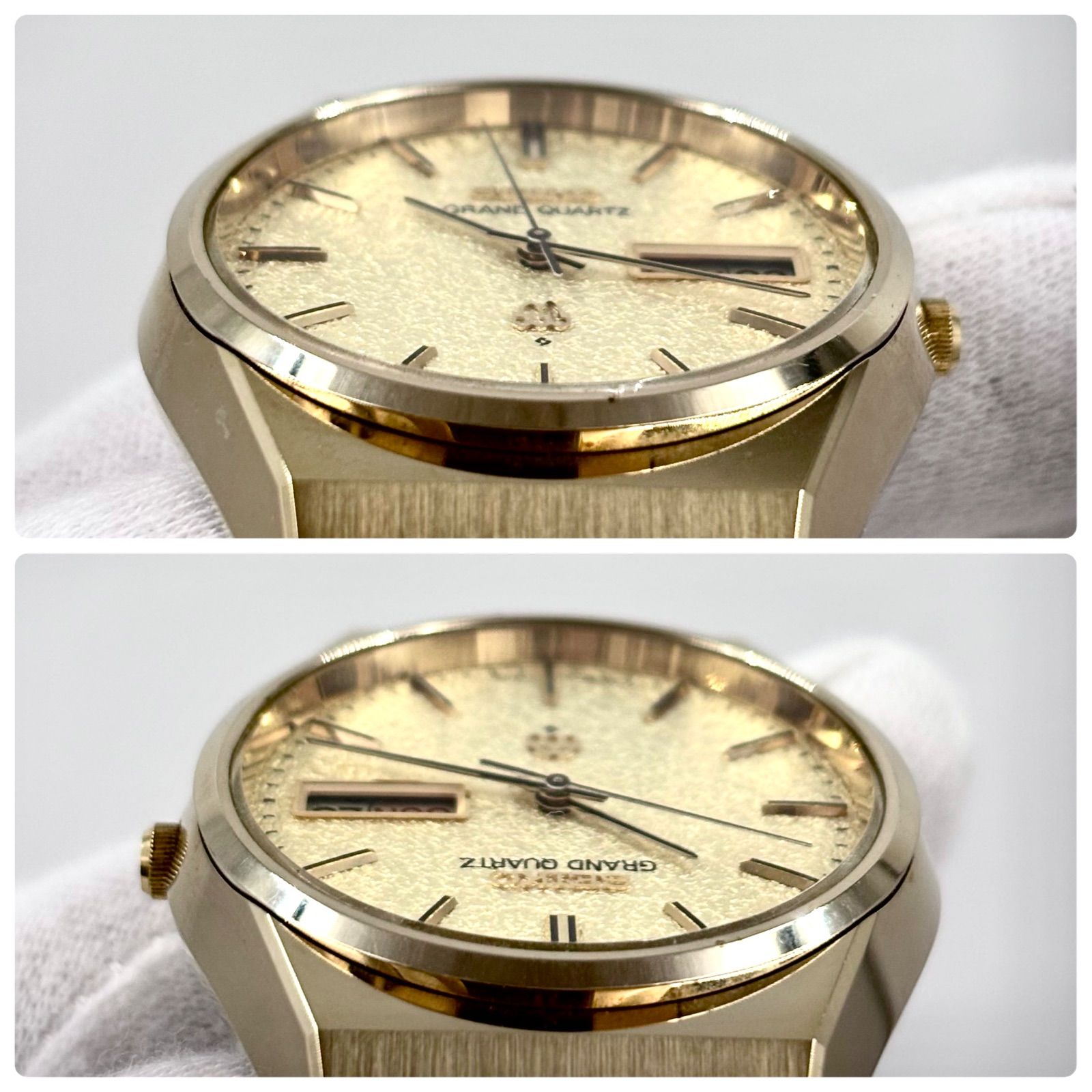 稼働品 SEIKO GRAND QUARTZ ツインクォーツ 9943-8010 メンズ 腕時計 