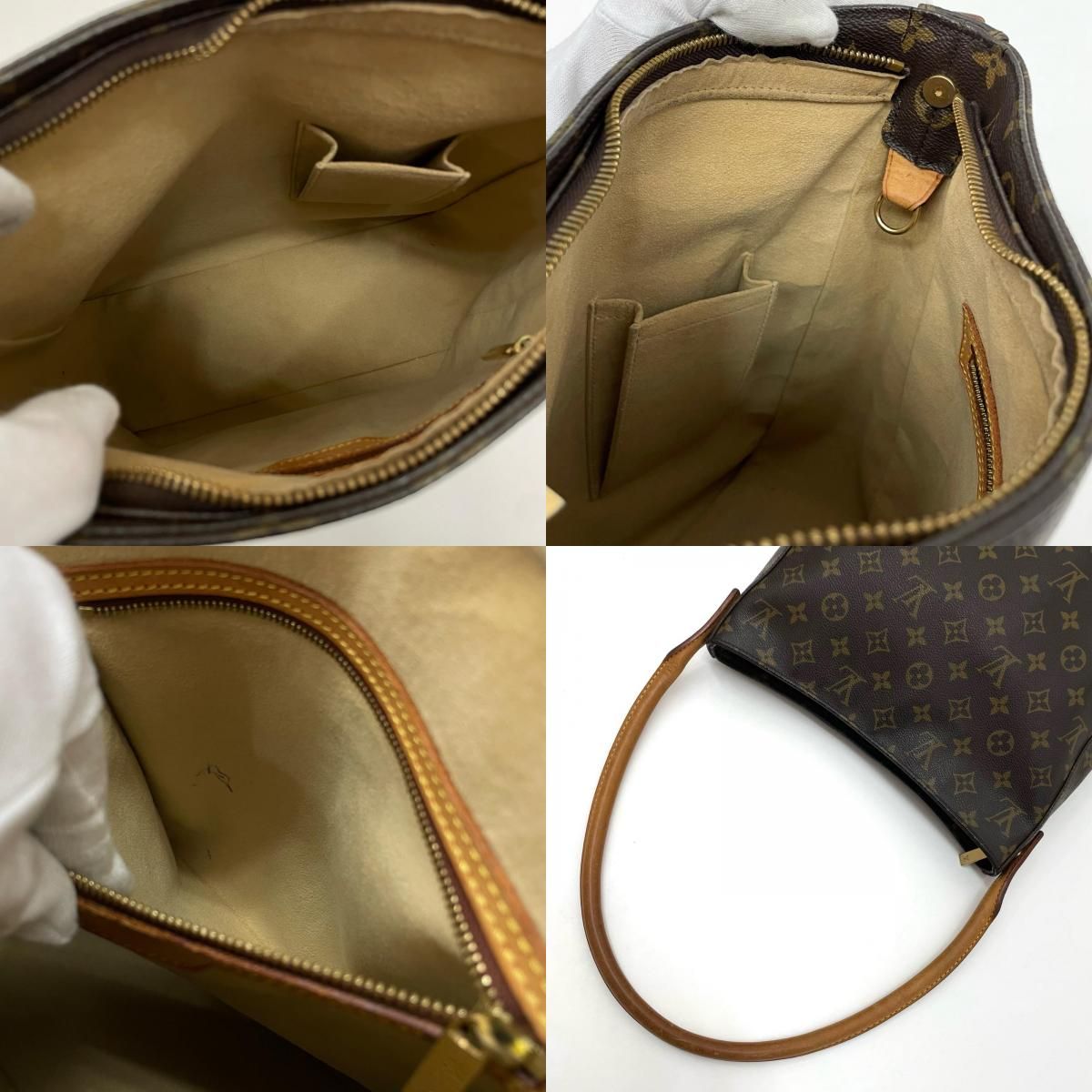 中古】LOUIS VUITTON | ルイ・ヴィトン モノグラム ルーピングGM