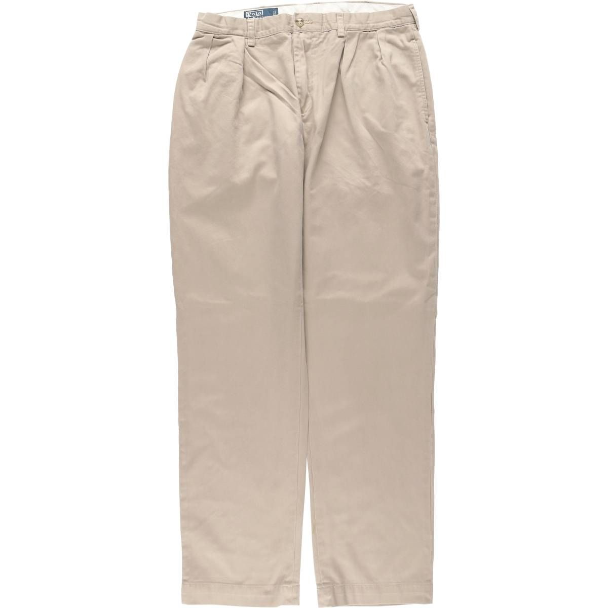 古着 ラルフローレン Ralph Lauren POLO by Ralph Lauren ETHAN PANT ツータック チノパンツ メンズw34相当/eaa650930