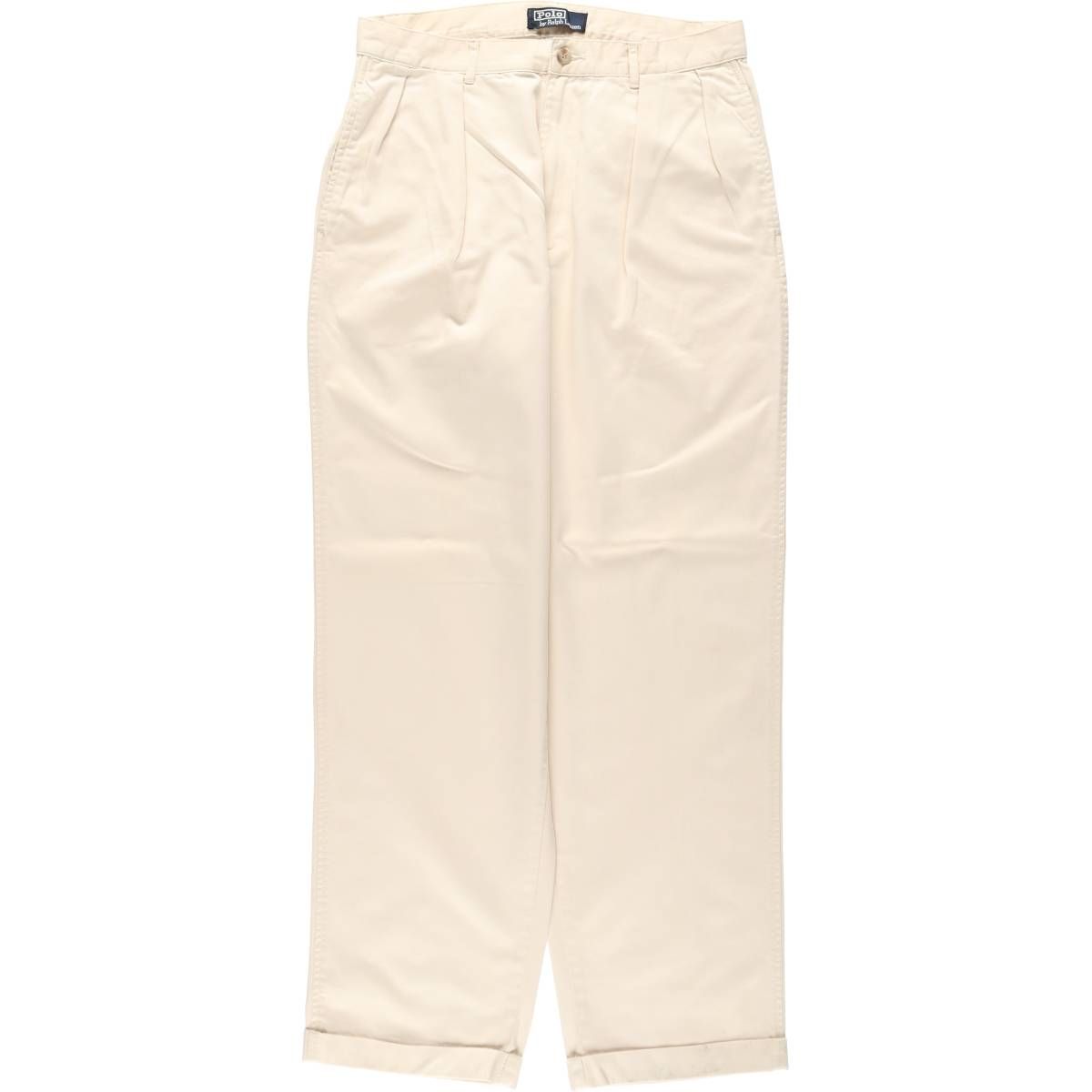 古着 ラルフローレン Ralph Lauren POLO by Ralph Lauren ツータック チノパンツ メンズw31相当/eaa650945
