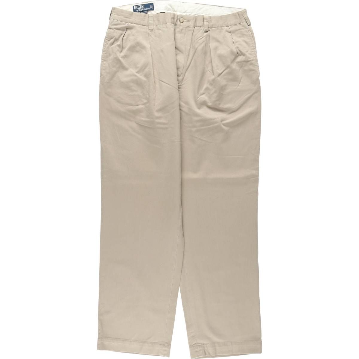 古着 ラルフローレン Ralph Lauren POLO by Ralph Lauren ANDREW PANT ツータック チノパンツ メンズw35相当/eaa650938