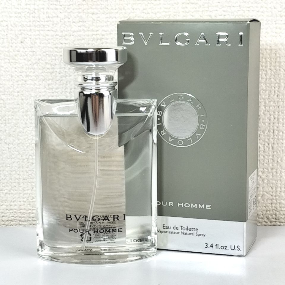 【 BVLGARI 】 J 1 A-5 100ml POUR HOMME ブルガリ プールオム EDT オードトワレ SP スプレー 香水 フレグランス
