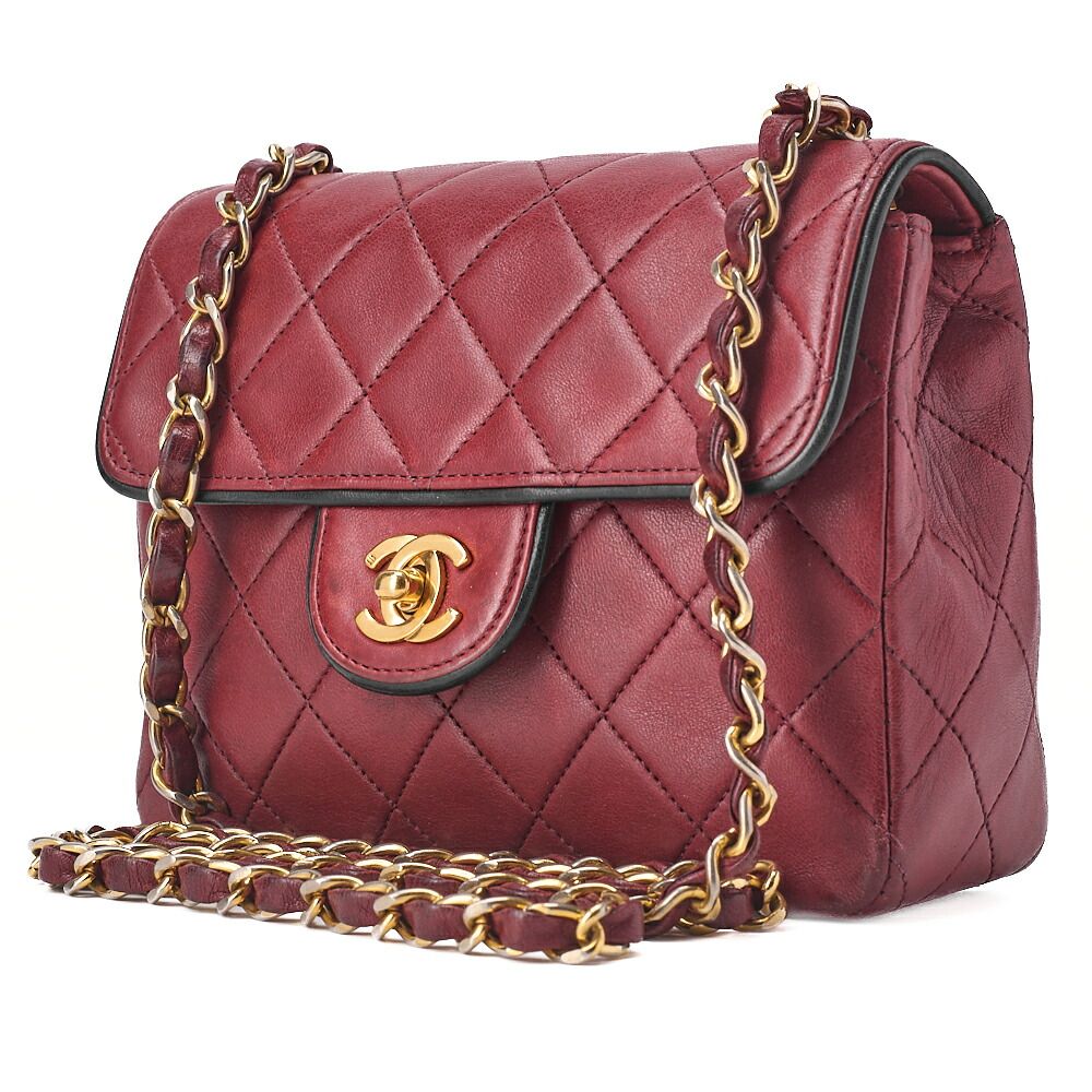 CHANEL シャネル チェーンショルダーバッグ ミニマトラッセ 17cm