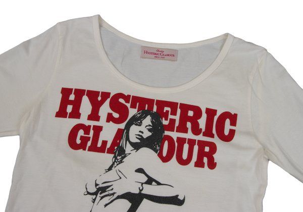 ヒステリックグラマーHYSTERIC GLAMOUR ガールロゴプリントカットソー