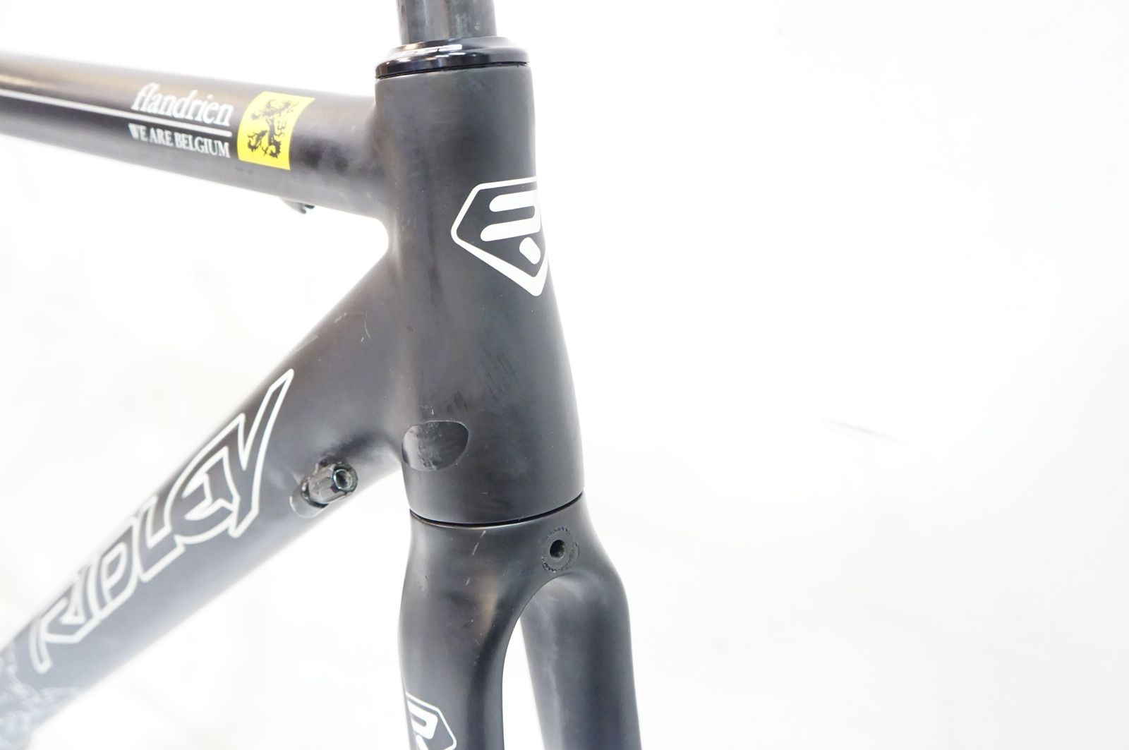 最終値下げ Ridley フレーム カーボン製　EXCALIBUR サイズXS RIDLEY 「リドレー」 EXCALIBUR FLANDRIEN 年式不明 フレームセット