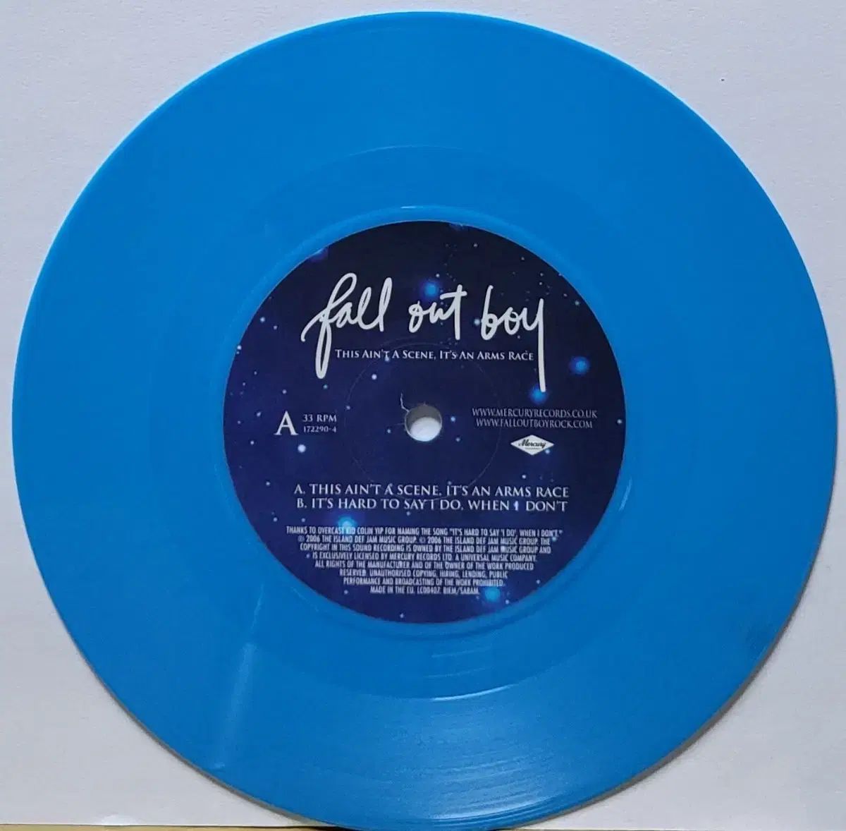 S ー 1283 7 インチ Single ポール アウト BOY ボーイ スペシャル EDITION エディション 青 ヴァイナル ビニールレコード