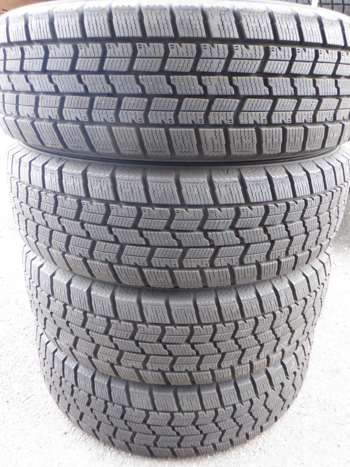 未使用に近い 165/65R14 4本 グッドイヤー アイスナビ7 タンク