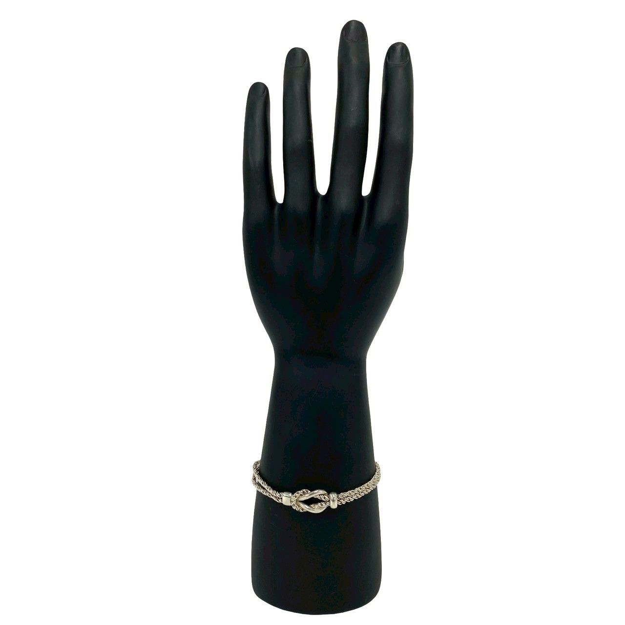 極 美品 TIFFANY&Co. ティファニー ヴィンテージ ダブルロープ ノット