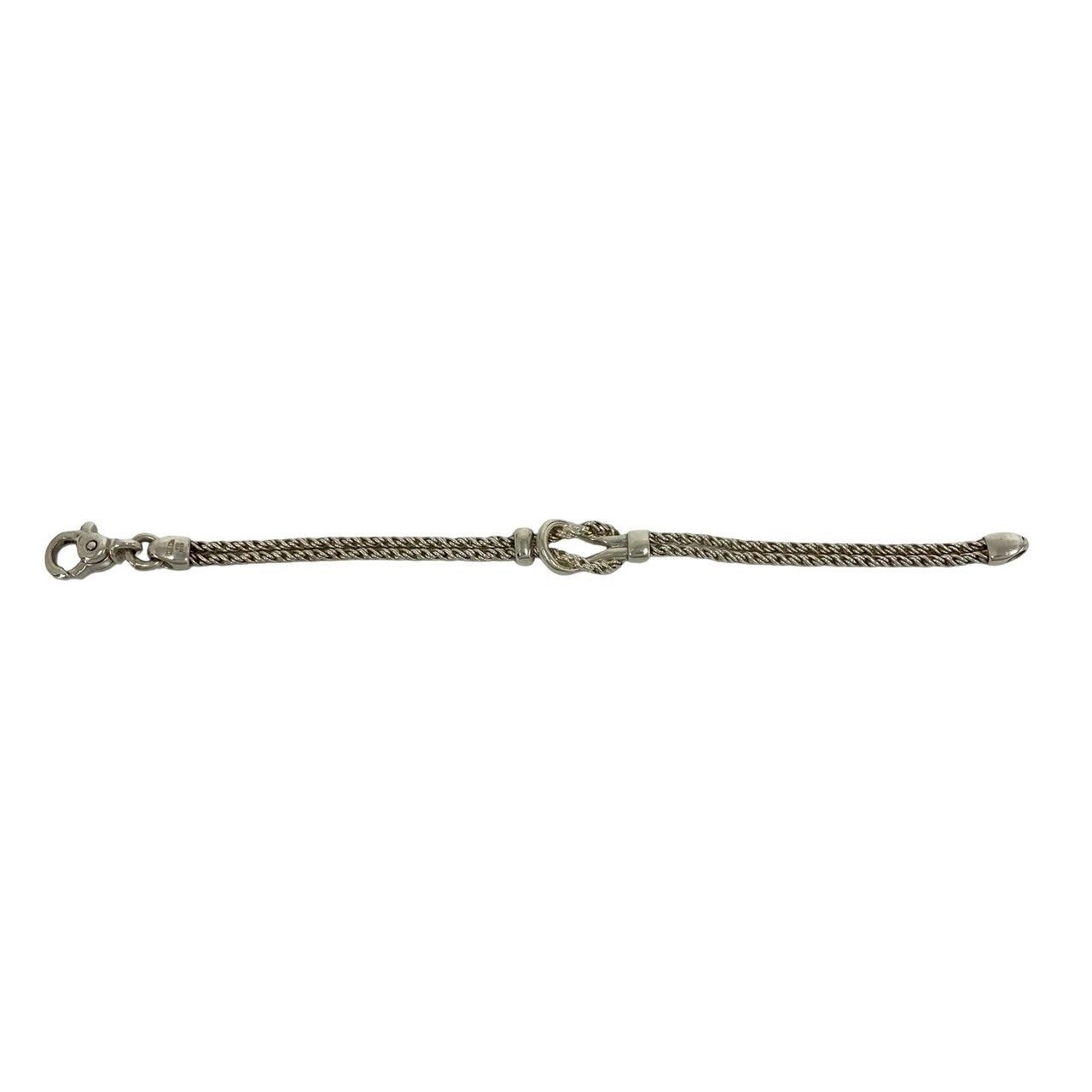 極 美品 TIFFANY&Co. ティファニー ヴィンテージ ダブルロープ ノット 