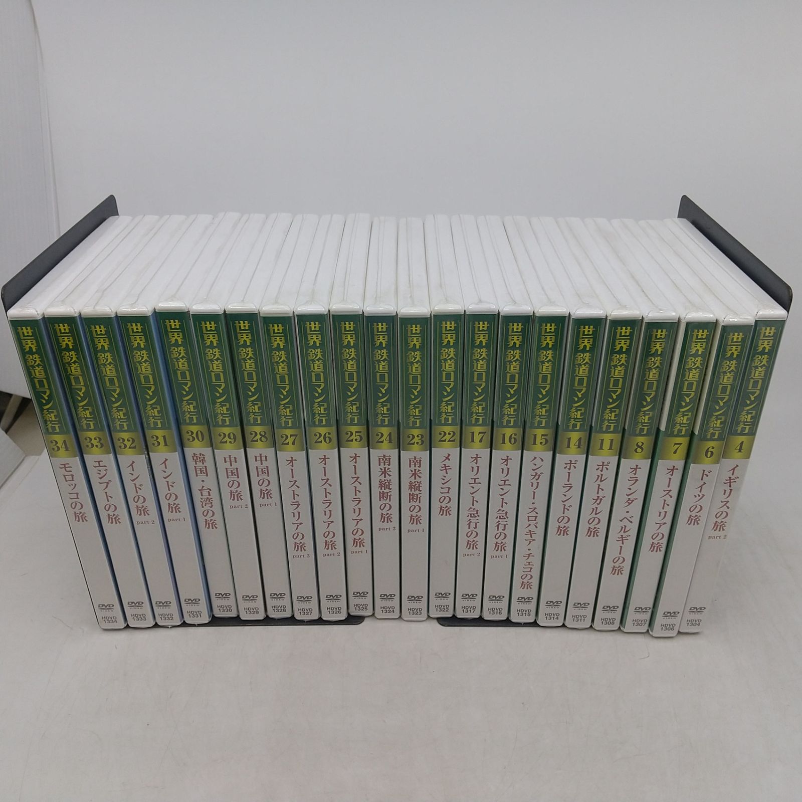 全巻セット・未開封多数】世界鉄道ロマン紀行 DVD 全34巻セット 旅