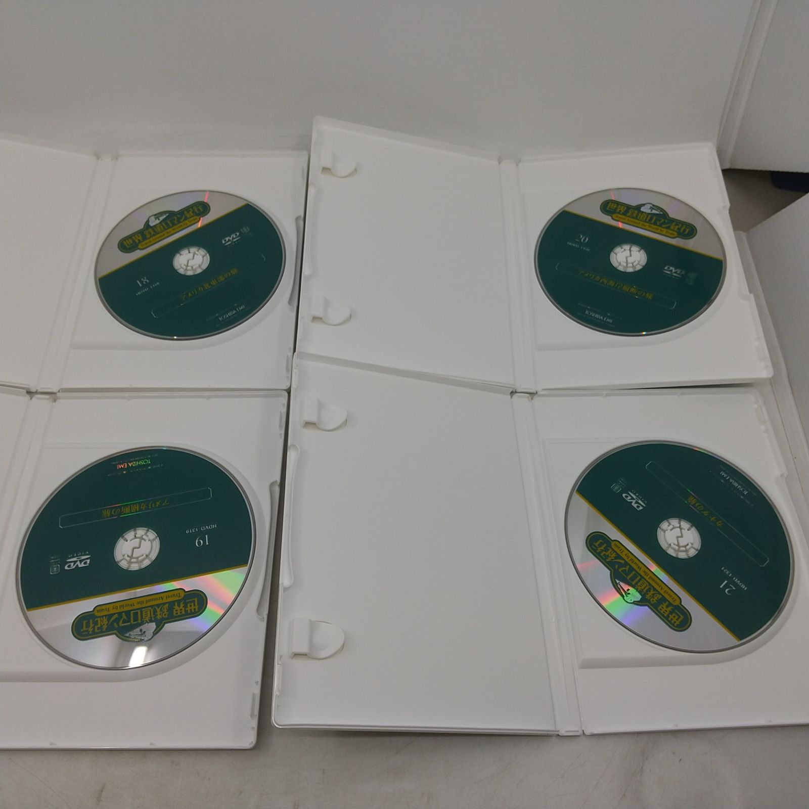 全巻セット・未開封多数】世界鉄道ロマン紀行 DVD 全34巻セット 旅