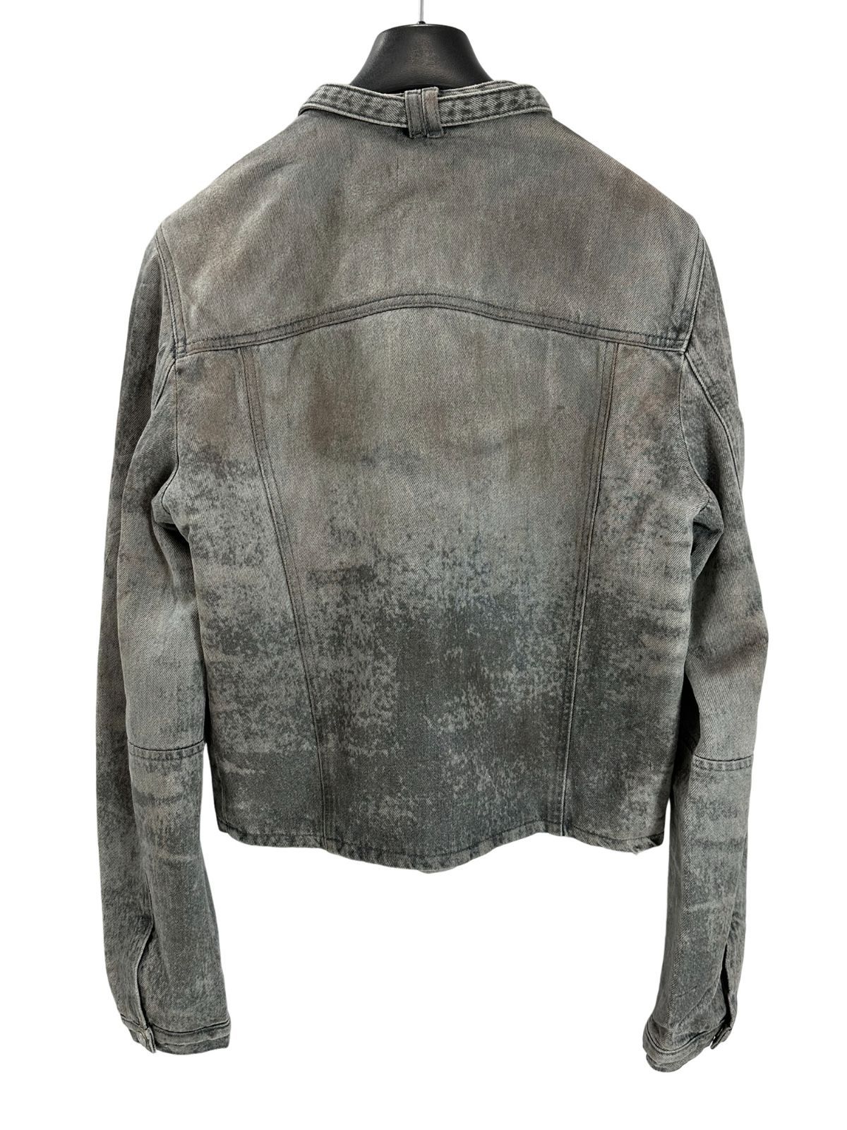 DIESEL ディーゼル サテン デニムジャケット ライダーズ スリム D