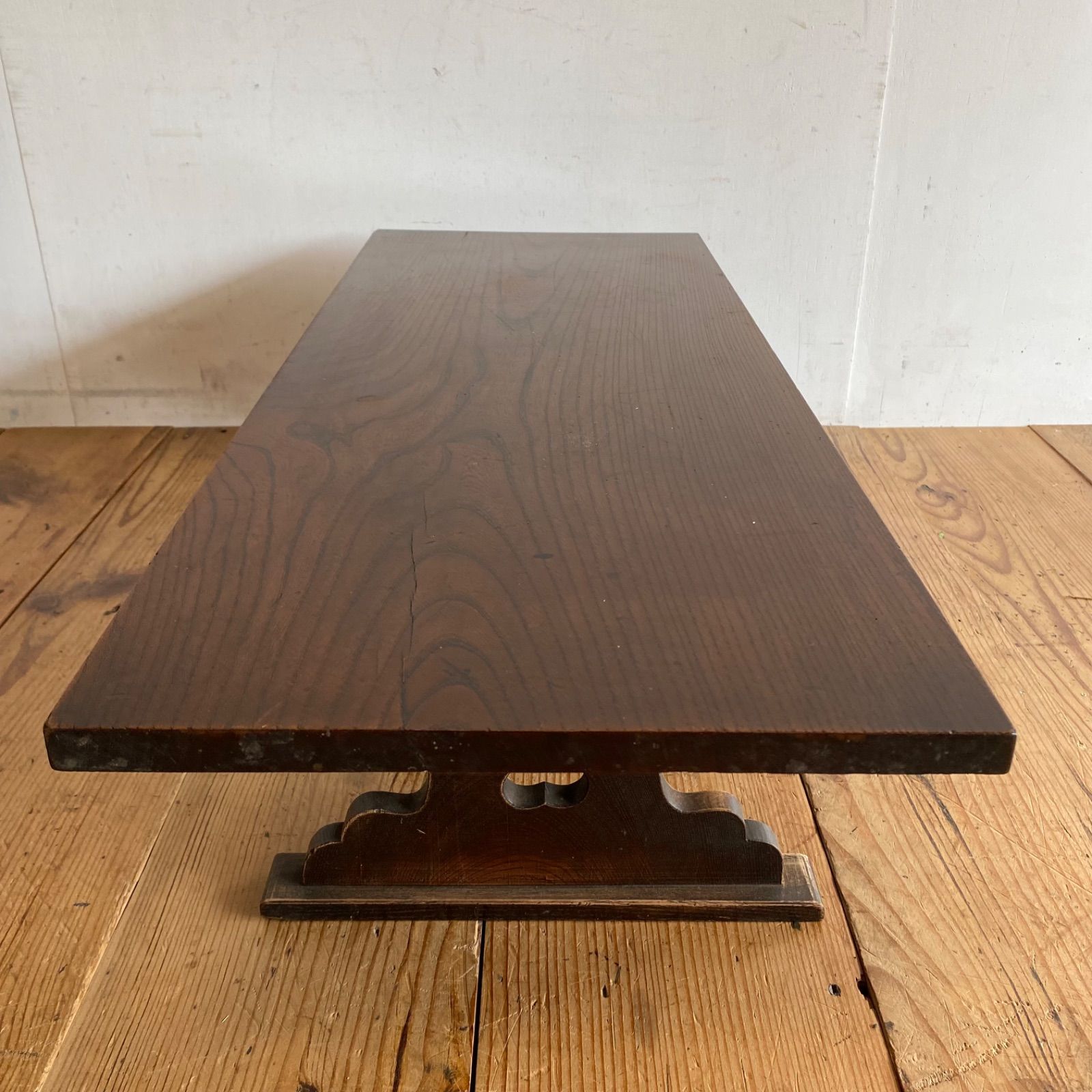 木製机・古民家家具・寺子屋 アンティーク 寺子屋 机 ローテーブル 飾り台 古家具 文机 座机 ロー