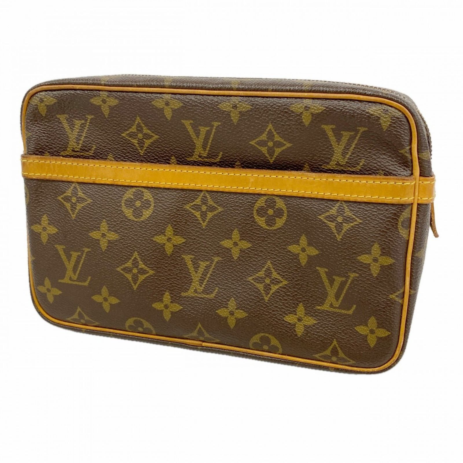 ルイ・ヴィトン(Louis Vuitton) ルイ・ヴィトン クラッチバッグ モノグラム コンピエーニュ23 M51847 ブラウンレディース