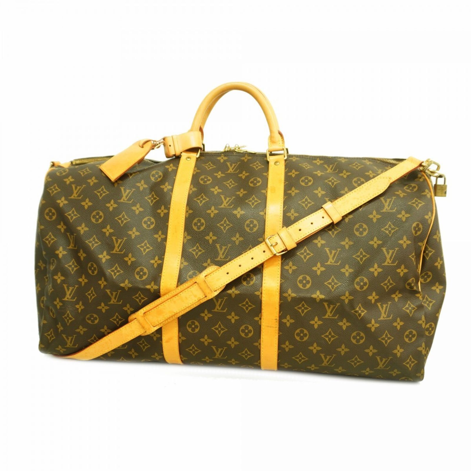 ルイ・ヴィトン(Louis Vuitton) ルイ・ヴィトン バッグ・ボストンバッグ モノグラム キーポルバンドリエール60 M41412 ブラウンメンズ レディース