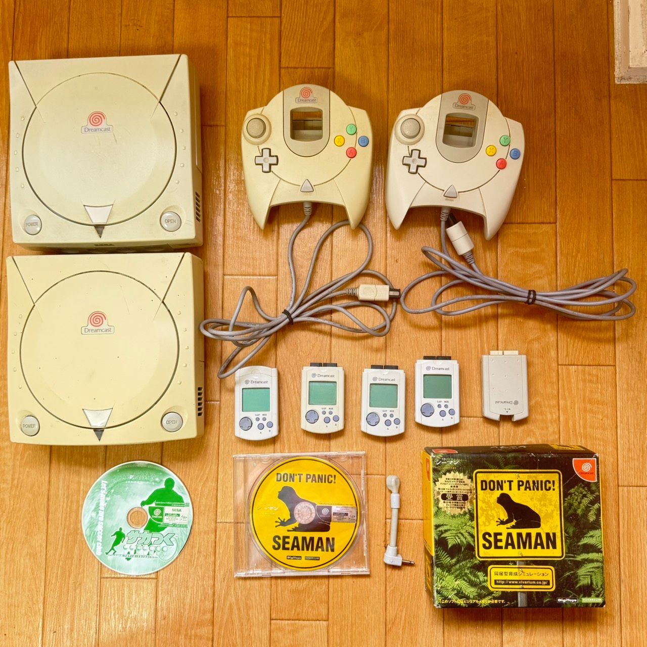 SEGA DREAMCAST 本体 HKT-3000 1999年製 ソフト コントローラー まとめ ジャンク品