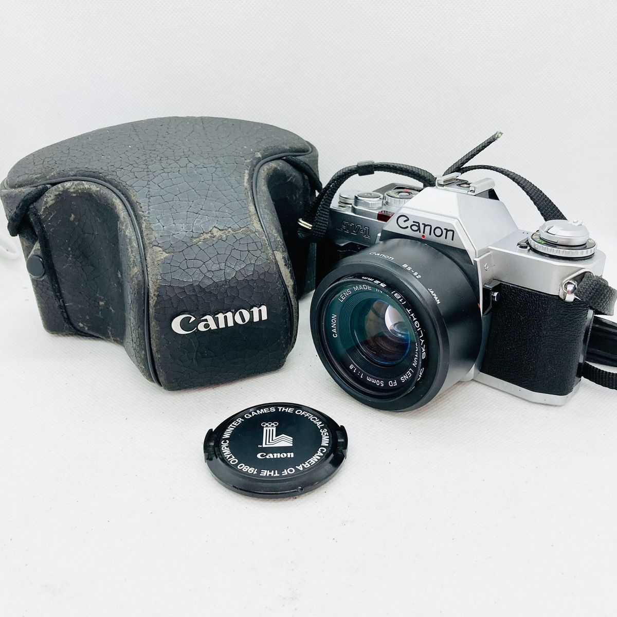 Canon キャノン キヤノン AV-1 + New FD 50mm F1.8 フィルム一眼レフカメラ