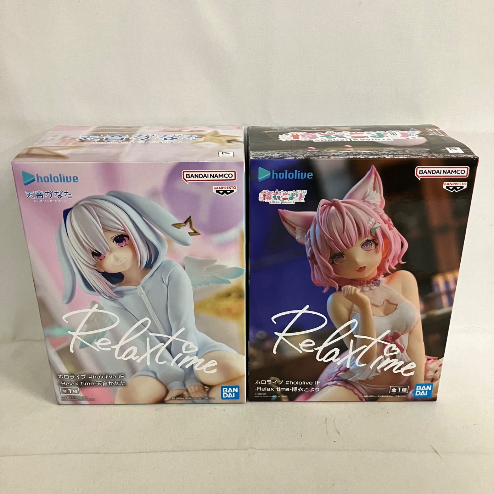 未開封 ホロライブ 天音かなた 博衣こより Relax time フィギュア 6個