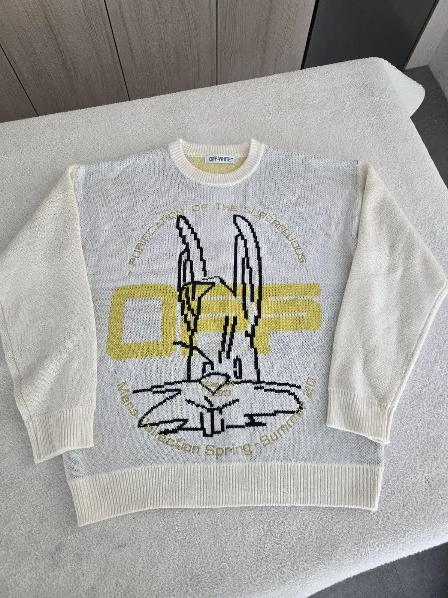 Jack フラワージャガードクルーネックニットプルオーバー Bunny Bunny